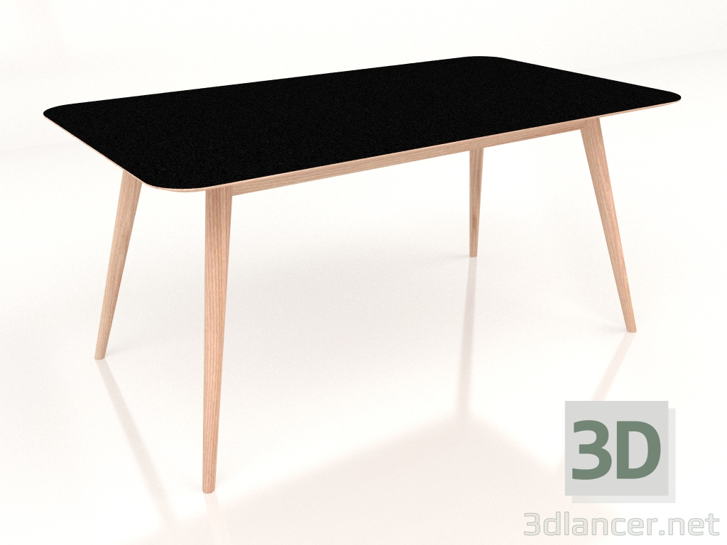 3D modeli Yemek masası Stafa 160 (Nero) - önizleme