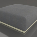 modello 3D Modulo divano pouf (Oro) - anteprima