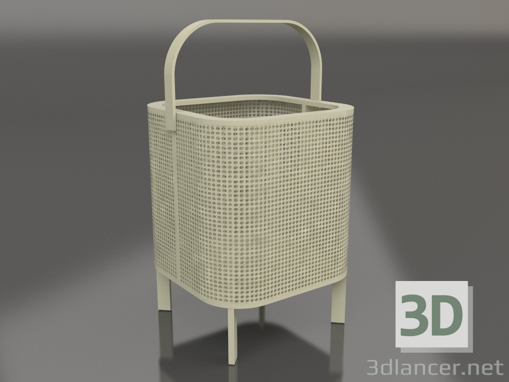 3D modeli Mum kutusu 2 (Altın) - önizleme