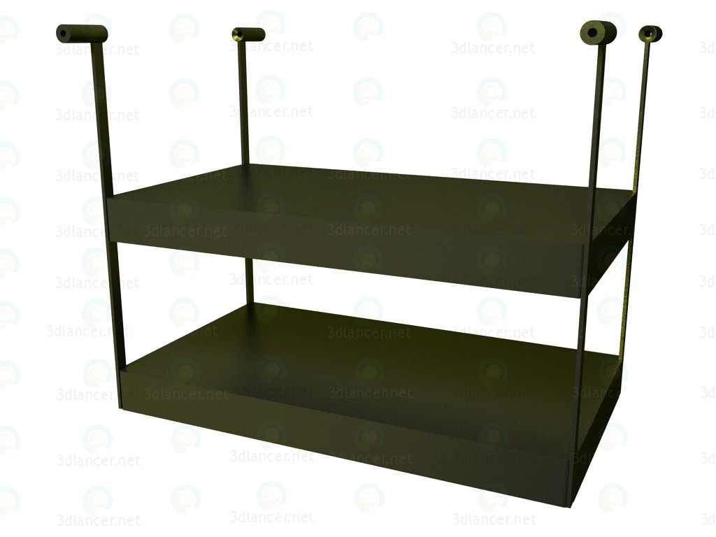 3d model Shelf for table P1S0505AS - preview