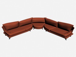 Corner sofa (a combination of 2-x) Super roy 1
