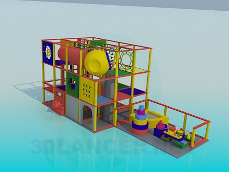 3D Modell Spielplatz - Vorschau