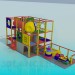 modello 3D Parco giochi per bambini - anteprima