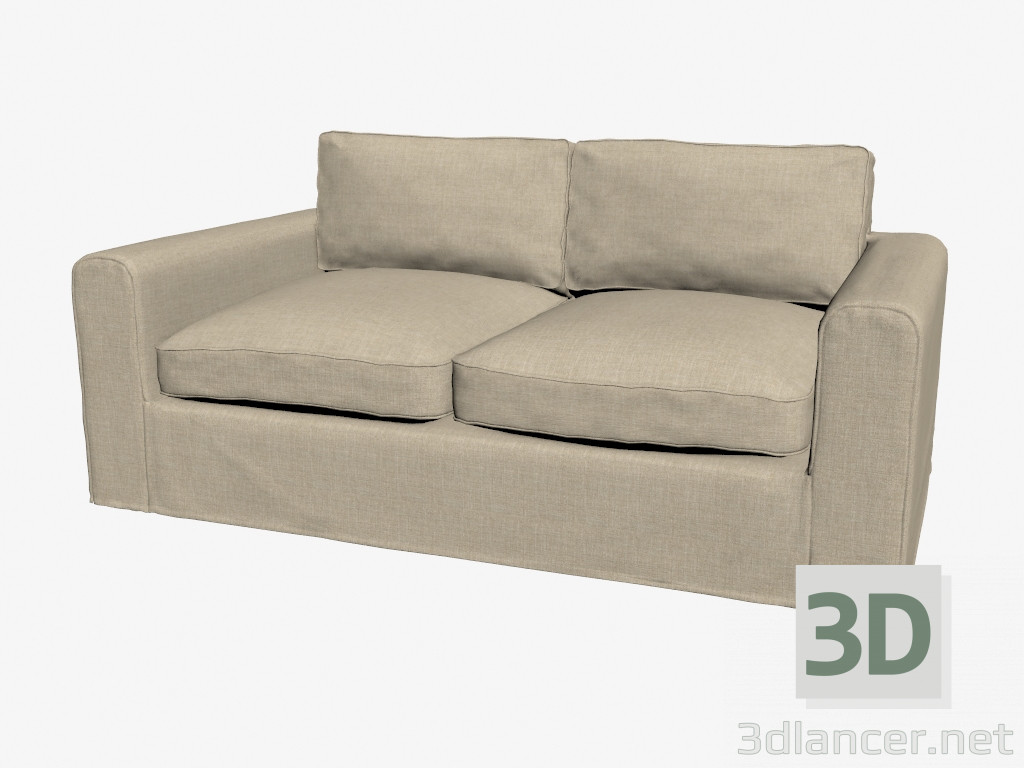 3 डी मॉडल डबल सोफे-बेड 70 '' यूपीलोस्टेड सोफा - पूर्वावलोकन