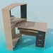 3D Modell Computer-Schreibtisch - Vorschau