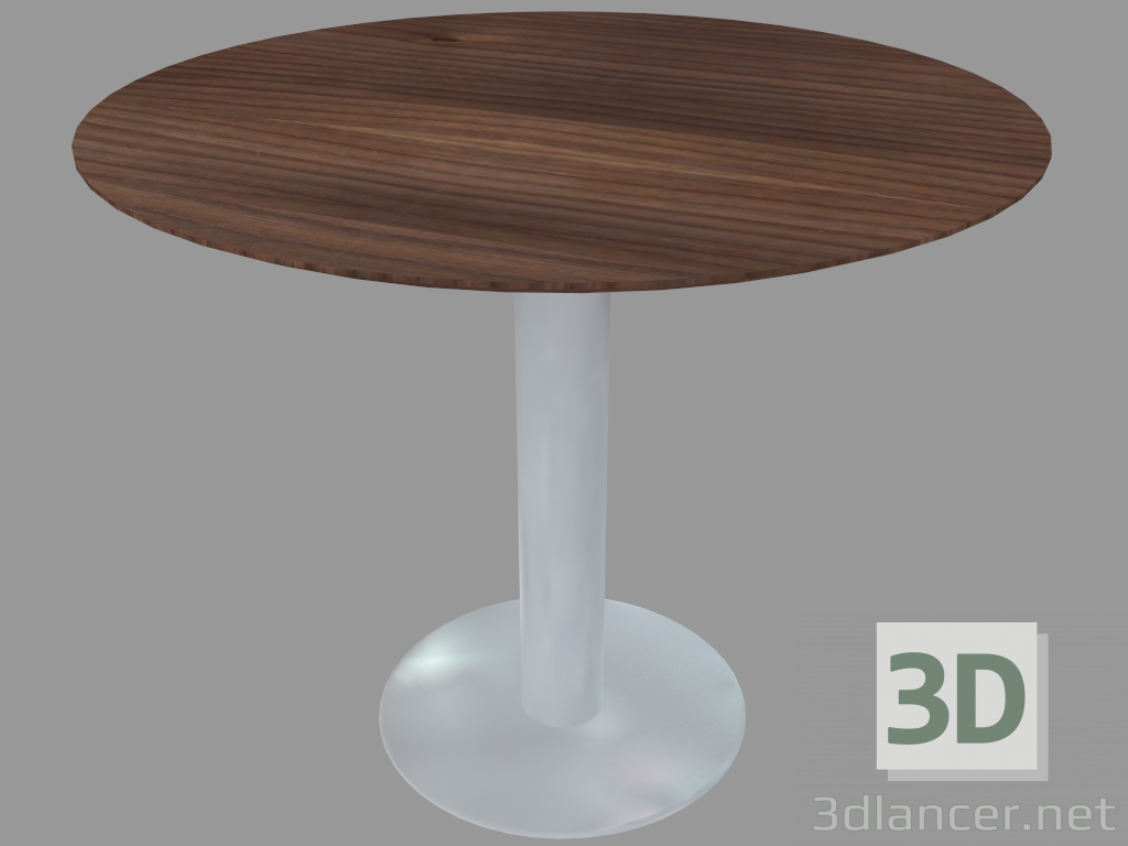 Modelo 3d Mesa de jantar (em nogueira D90) - preview