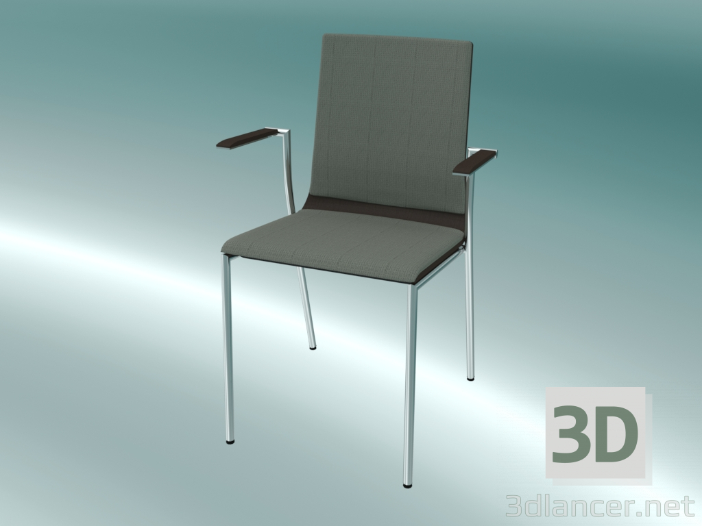 3D modeli Ziyaretçiler için Sandalye (K3H 2P) - önizleme