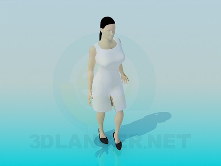 3d model Woman - preview