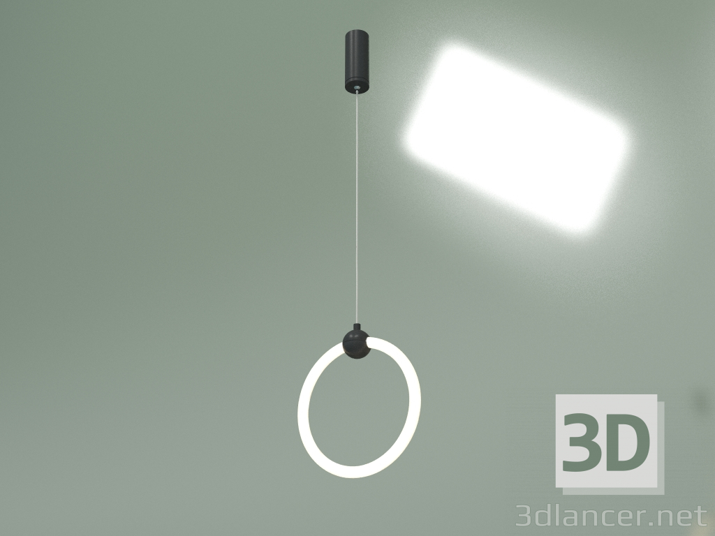 3d model Lámpara colgante LED Rim 90166-1 (negro) - vista previa