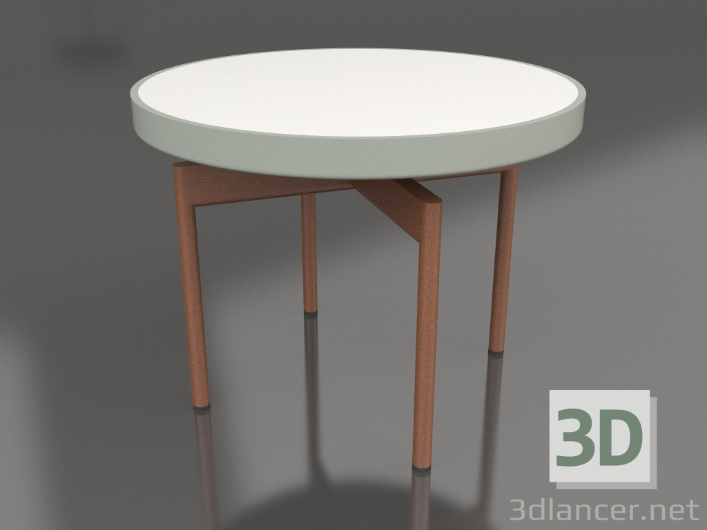 3D modeli Orta sehpa yuvarlak Ø60 (Çimento grisi, DEKTON Zenith) - önizleme