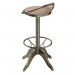 3d Steel bar stool model buy - render