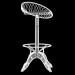3d Сталевий барний стілець модель купити - зображення