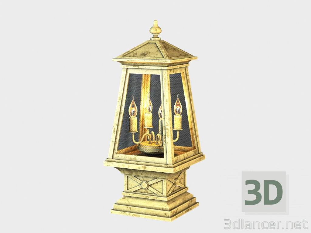 3D Modell CAMP Tisch Lampe (TL056-4) - Vorschau