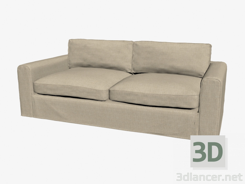 modèle 3D Canapé-lit double 83 '' UPHOLSTERED SOFA - preview
