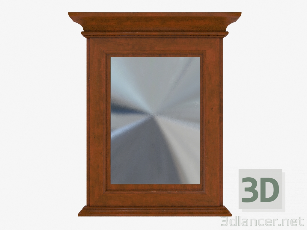 3D Modell Spiegel an der Wand (3869-31) - Vorschau