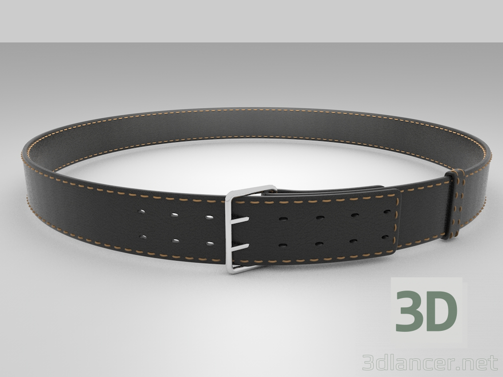 3d 3D Belt model buy - render