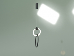 Lâmpada LED pendente Aro 90166-2 (preto)