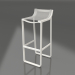 3d model Stool with a low back (Agate gray) - preview