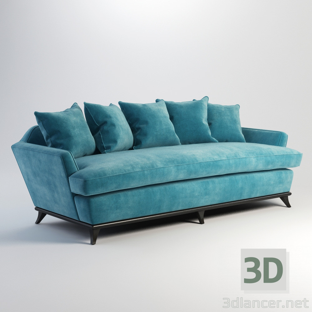 3d модель диван Париж – превью