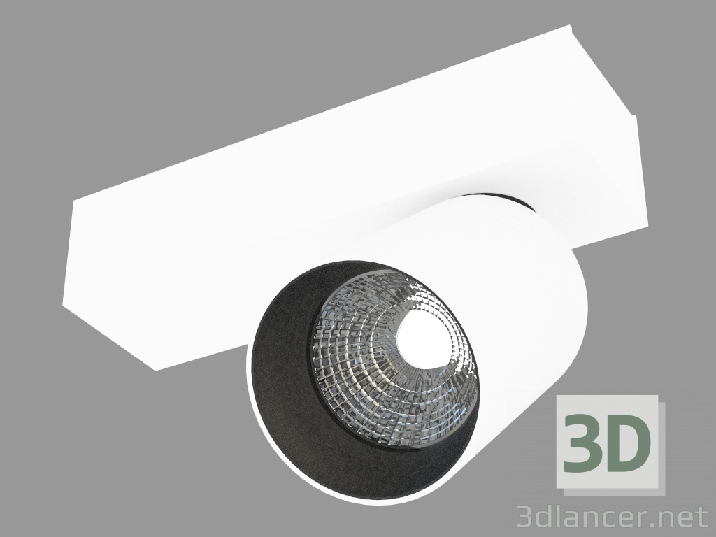 3d модель Світлодіодний світильник (DL18629_01 White C + база DL18629 1Kit W Dim) – превью