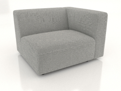 Sofa module 1 seater (L) 83x90 with an armrest on the right