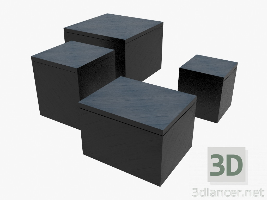 3D modeli Puffs Tembo - önizleme