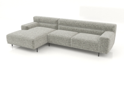 Sofa with ottoman CAMERTON (Brugal 23)