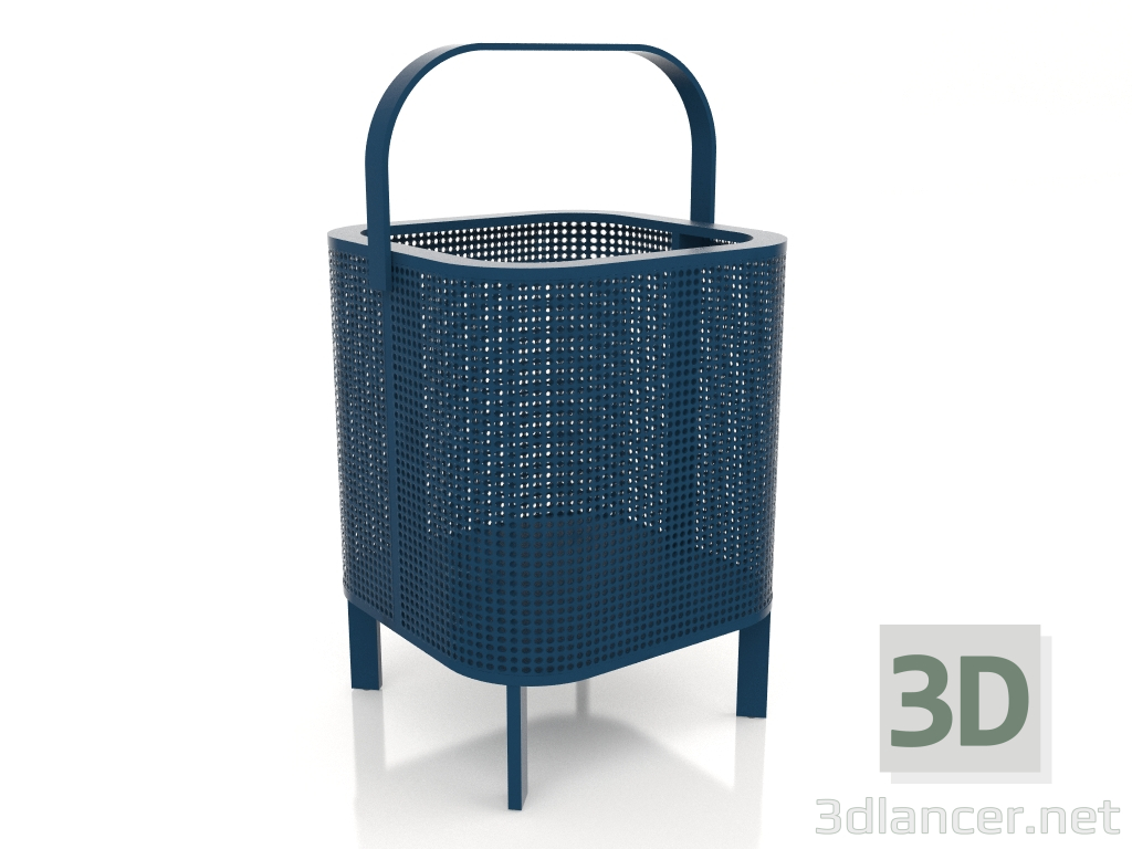 3D Modell Box für Kerzen 2 (Graublau) - Vorschau