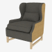 3 डी मॉडल आर्मचेयर GRACIA कुर्सी (7841.1001 HL) - पूर्वावलोकन