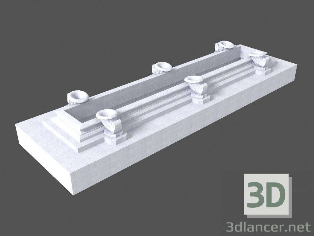 modèle 3D Fontaine (LF25K) - preview