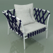 3d model Armchair street InOut (851, White Lacquered Aluminum) - preview