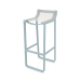 3d model Stool with a low back (Blue gray) - preview