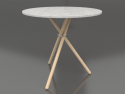Aldric coffee table (Light Concrete, Light Oak)