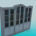 3D Modell Schrank mit Türen - Vorschau