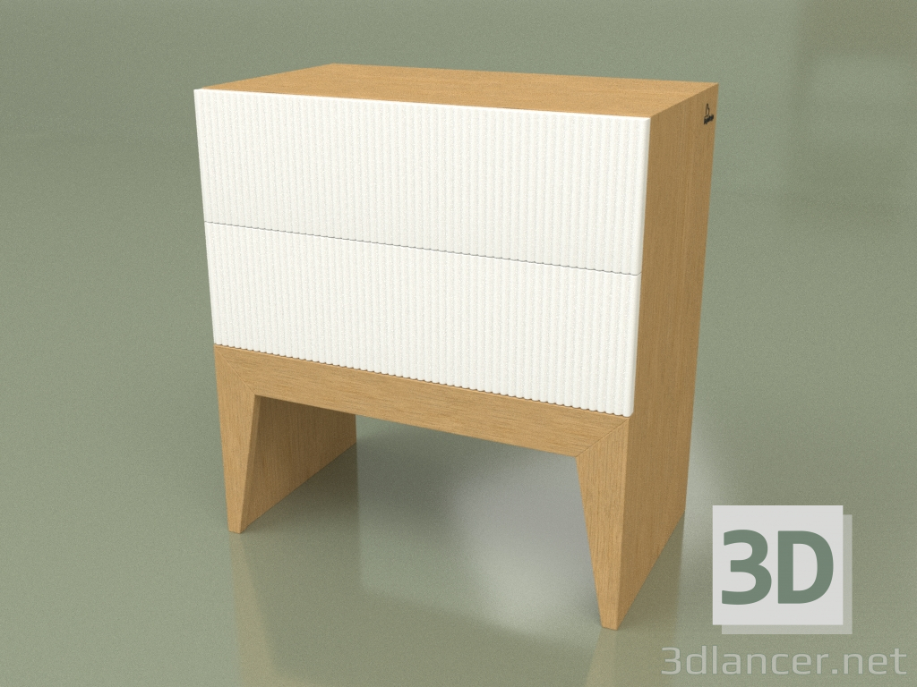 modèle 3D Table de chevet STILL NEW 2 (vert freza ral 9003 dub) - preview