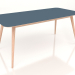 modèle 3D Table à manger Stafa 180 (Bleu fumé) - preview