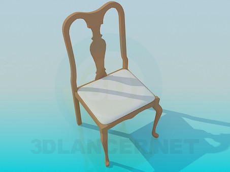 3 डी मॉडल भोजन कक्ष के लिए कुर्सी - पूर्वावलोकन