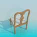 3D Modell Stuhl für das Esszimmer - Vorschau