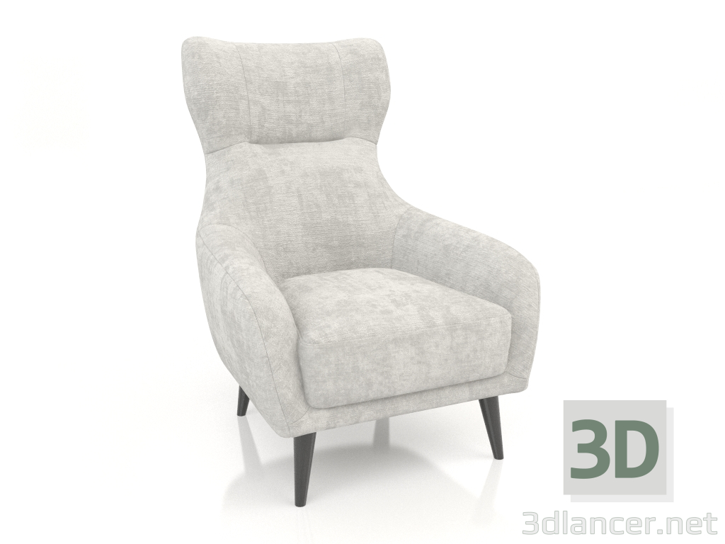 3D Modell SHELBY Sessel (Soft 20) - Vorschau