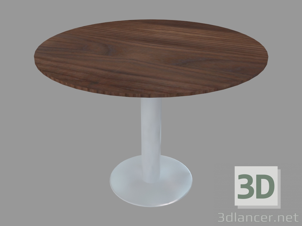 3D modeli Yemek masası (ceviz D100) - önizleme