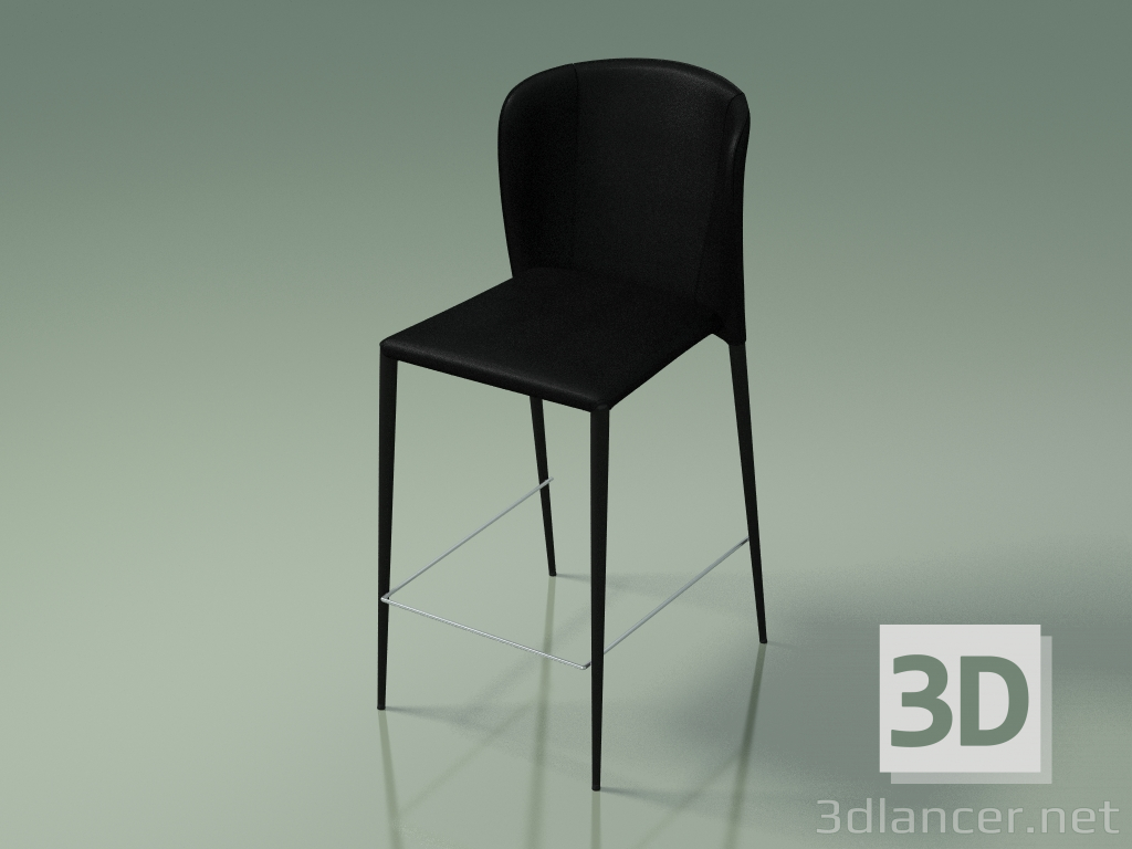 3 डी मॉडल अर्ध-बार कुर्सी आर्थर (110139, काला) - पूर्वावलोकन