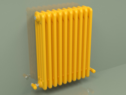 Radiateur TESI 4 (H 600 10EL, jaune melon - RAL 1028)