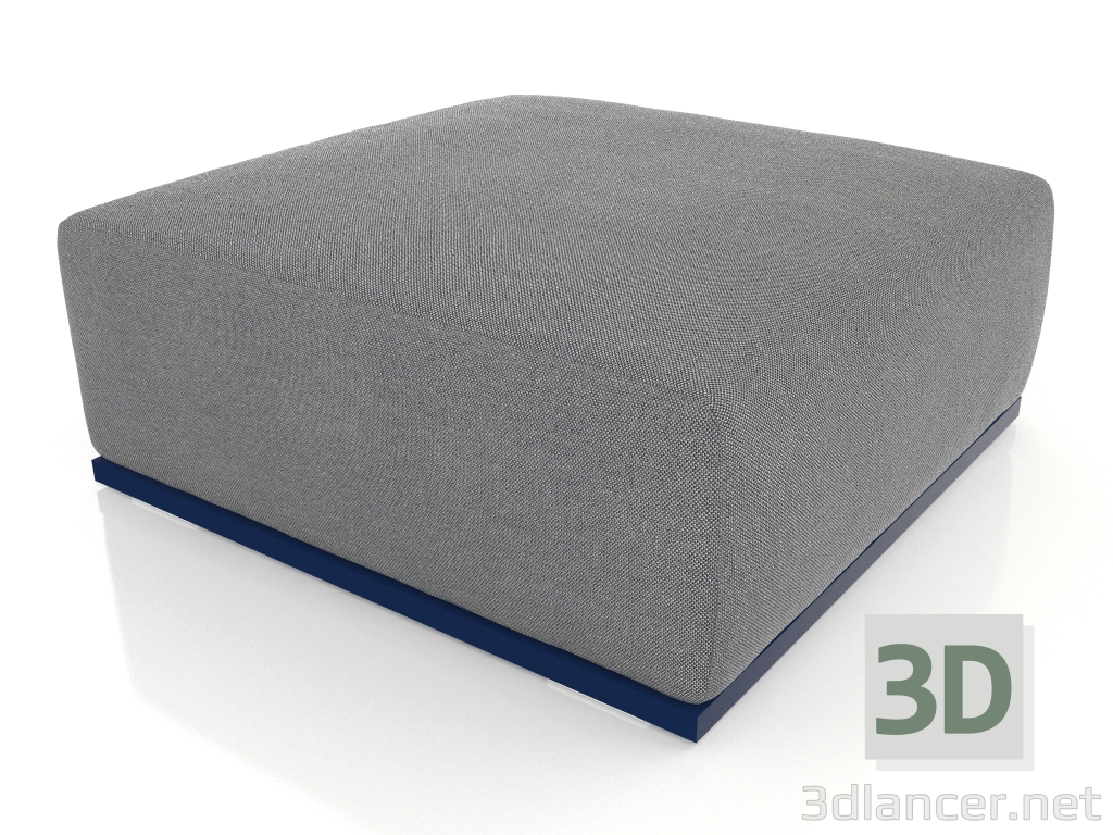 3d model Pouf sofa module (Night blue) - preview