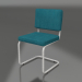 modèle 3D Chaise Ridge Rib Brossé (Bleu) - preview