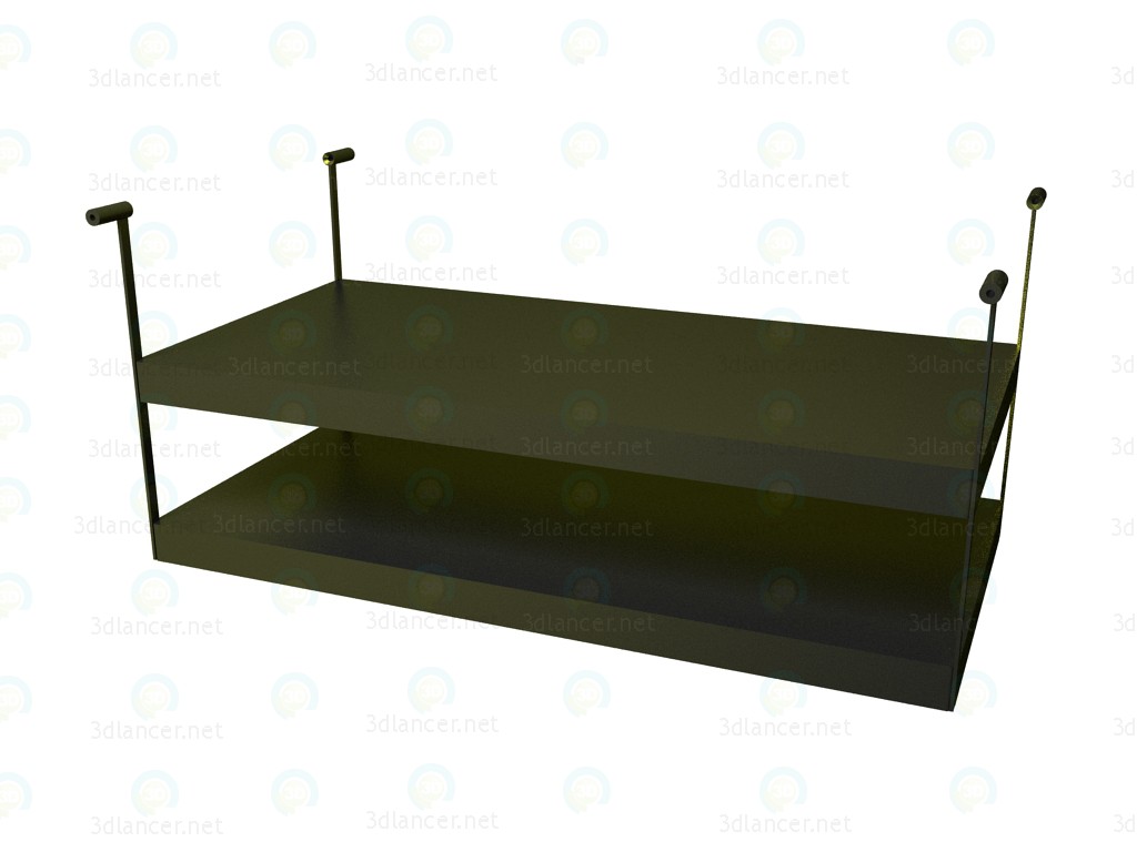 3D Modell Regal für Tisch P1S0510AS - Vorschau