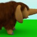 3d model pequeño mamut - vista previa