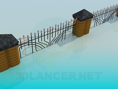 3d model Wall - preview
