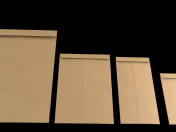 Enveloppes 3D (différentes tailles)
