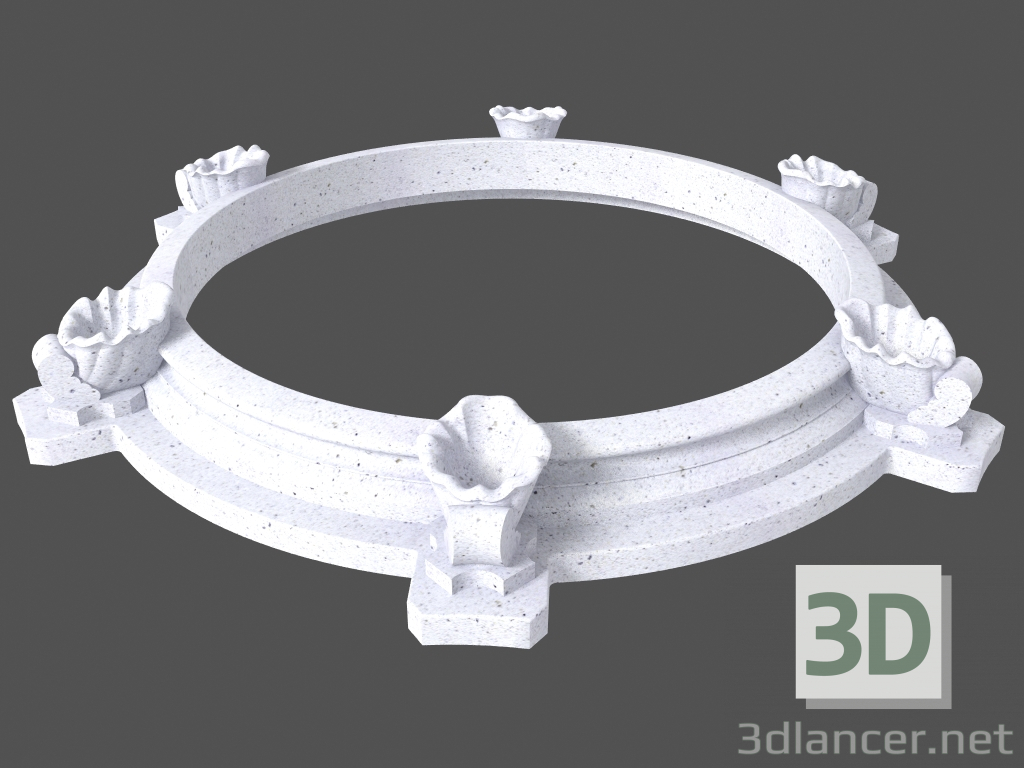 modello 3D Fontana (LF272N) - anteprima