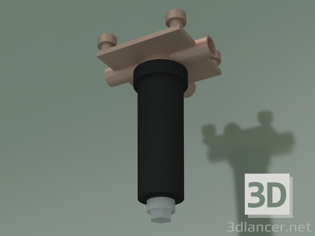 3d model Basic set for overhead shower with ceiling connection (24010180) - preview
